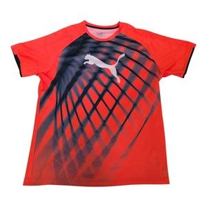 Puma Men's Short Sleeve Graphic Tee XL - Bright Orange